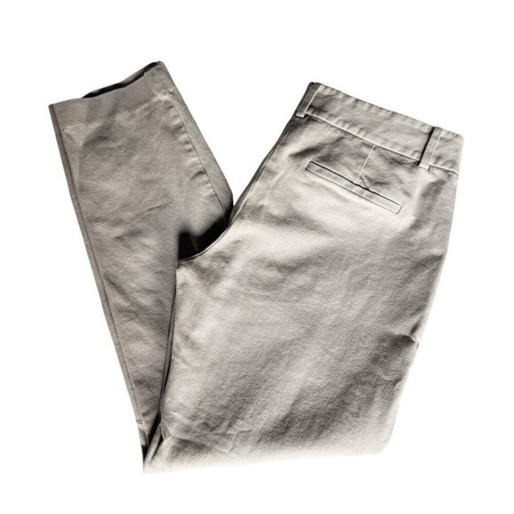 Aritzia Babaton Elliot Pants WOmen's Sz 6 Cropped Light Tan Side Zip Pants - Picture 9 of 9